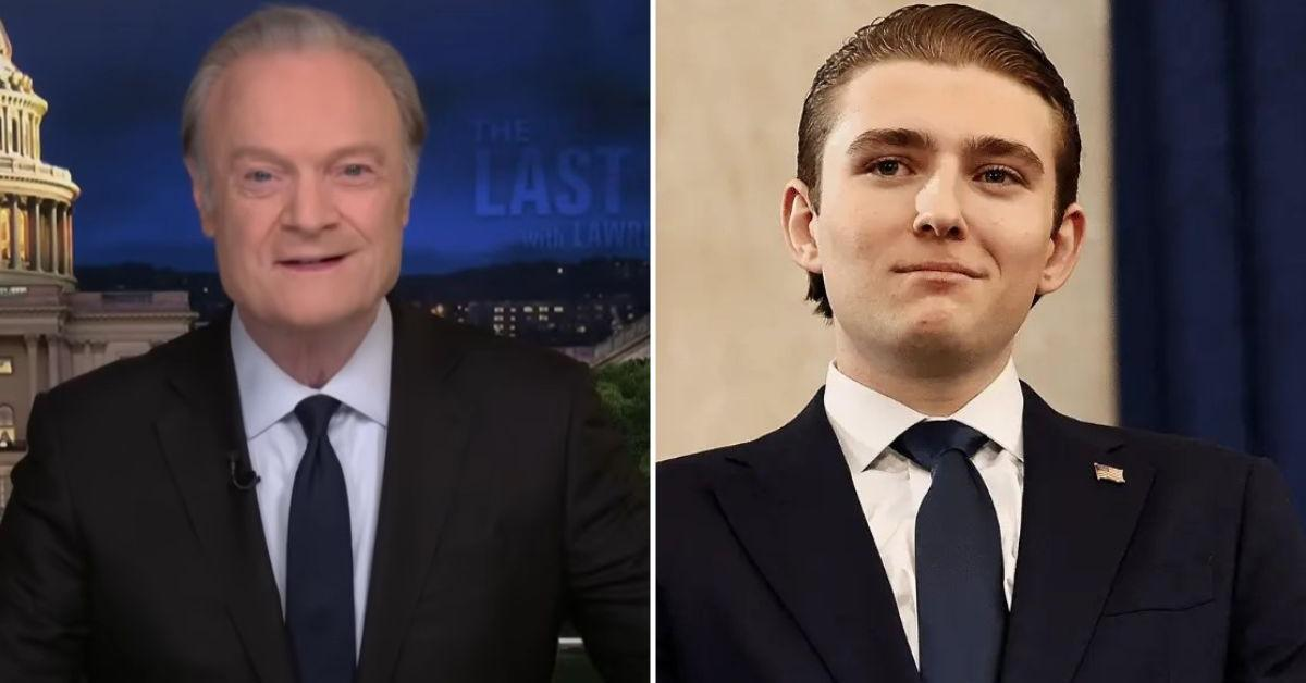 Lawrence O'Donnell Tears Into Barron Trump Over Enlistment — 'More Spoiled Than a Princess'