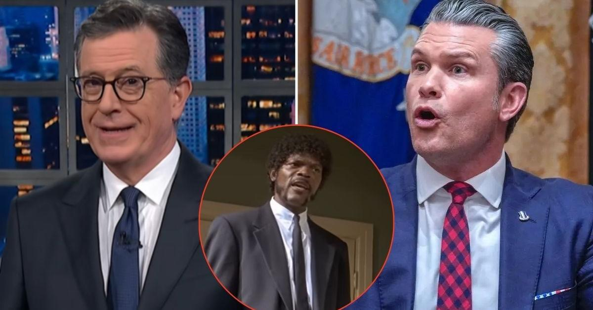 Colbert Roasts Pentagon Prayer: Did Pete Hegseth Quote Pulp Fiction?