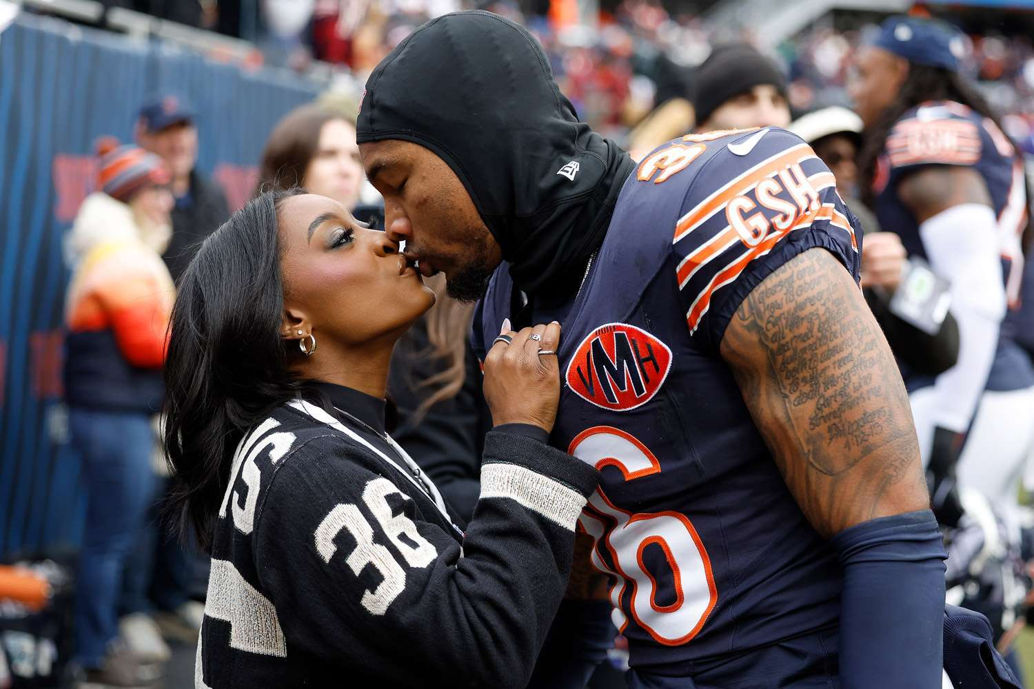 Simone Biles and Jonathan Owens’ Sweet Romance: 3 Years of Photos and Fieldside Kisses