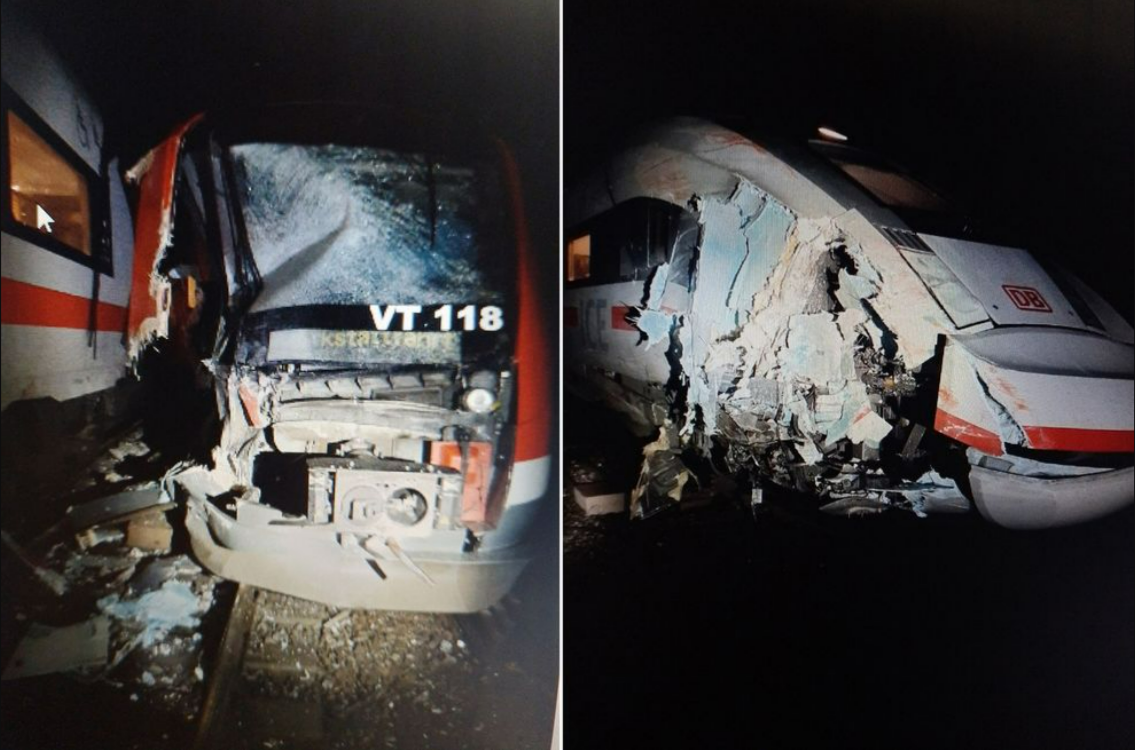 Eilmeldung! ICE kracht in stehenden Regionalzug - Schweres Zugunglück gemeldet!